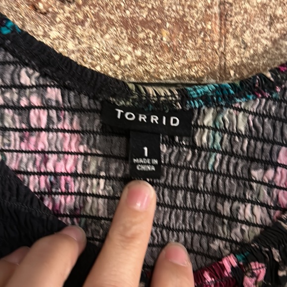 Torrid Floral Print Tank - Picture 4 of 5